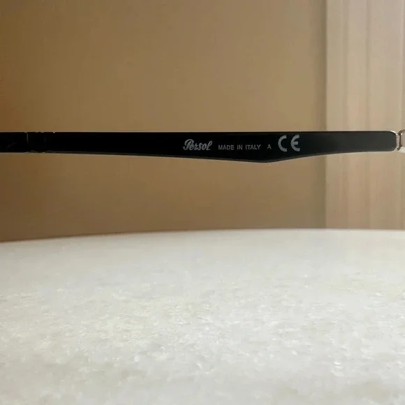 PERSOL RECTANGULAR SUNGLASSES PO2454S 1078/31 MATTE BLACK 60MM 2454 - Picture 6 of 12